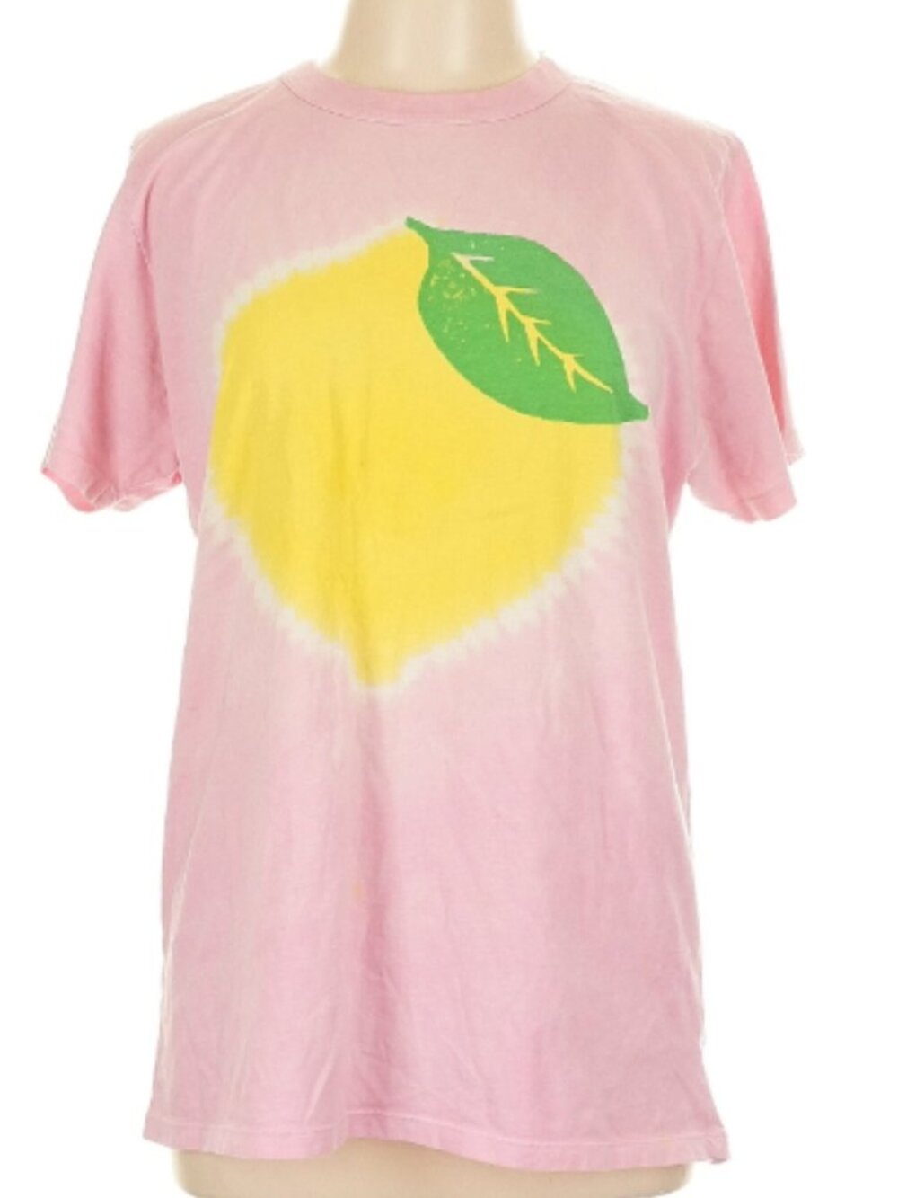 NWOT Big Bud Press Lemon Paint Stamped Tee Size Large - Picture 2 of 10